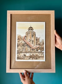 Image 1 of The Gecko and the Water Tower (Original work)