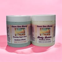 Image 1 of Foaming sugar scrub and body butter set 