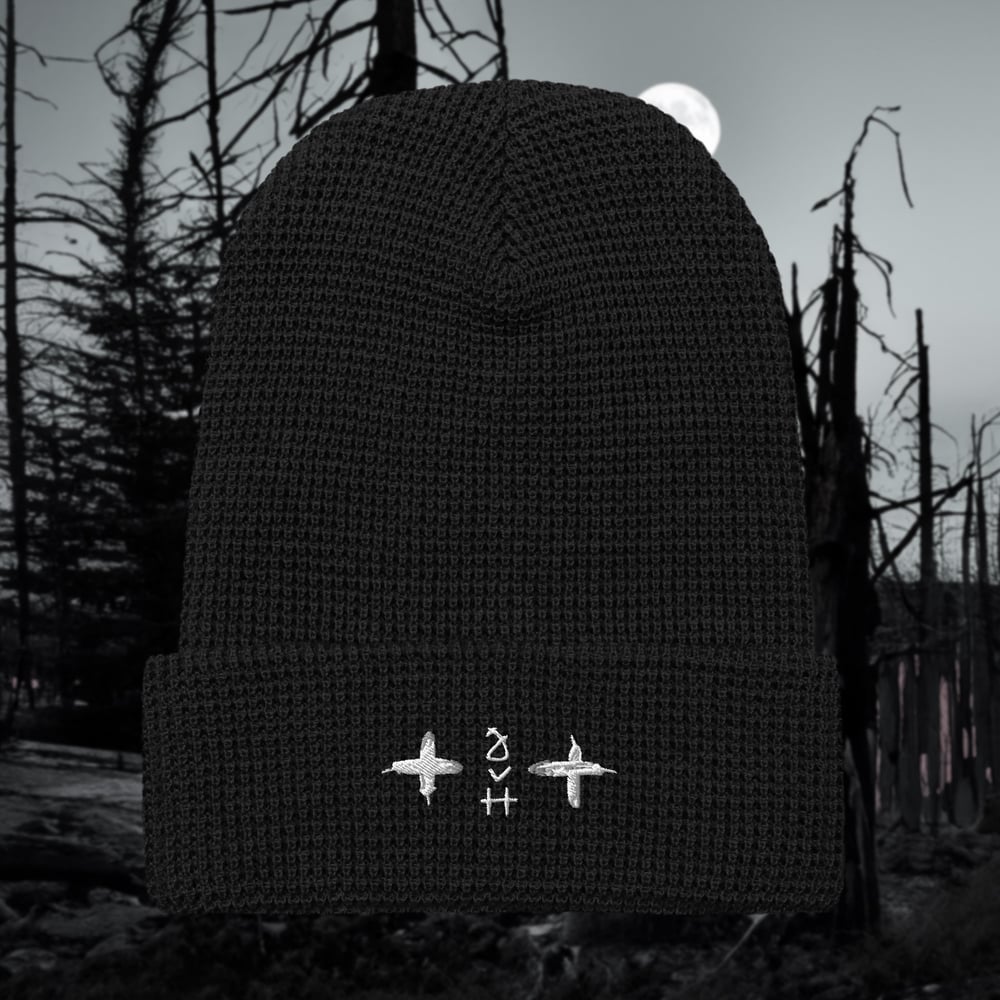 + ∂VH + Feather Crosses Waffle Beanie