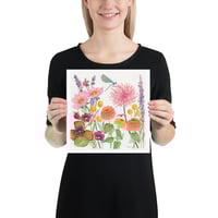Image 12 of Dahlia Garden- Poster Print
