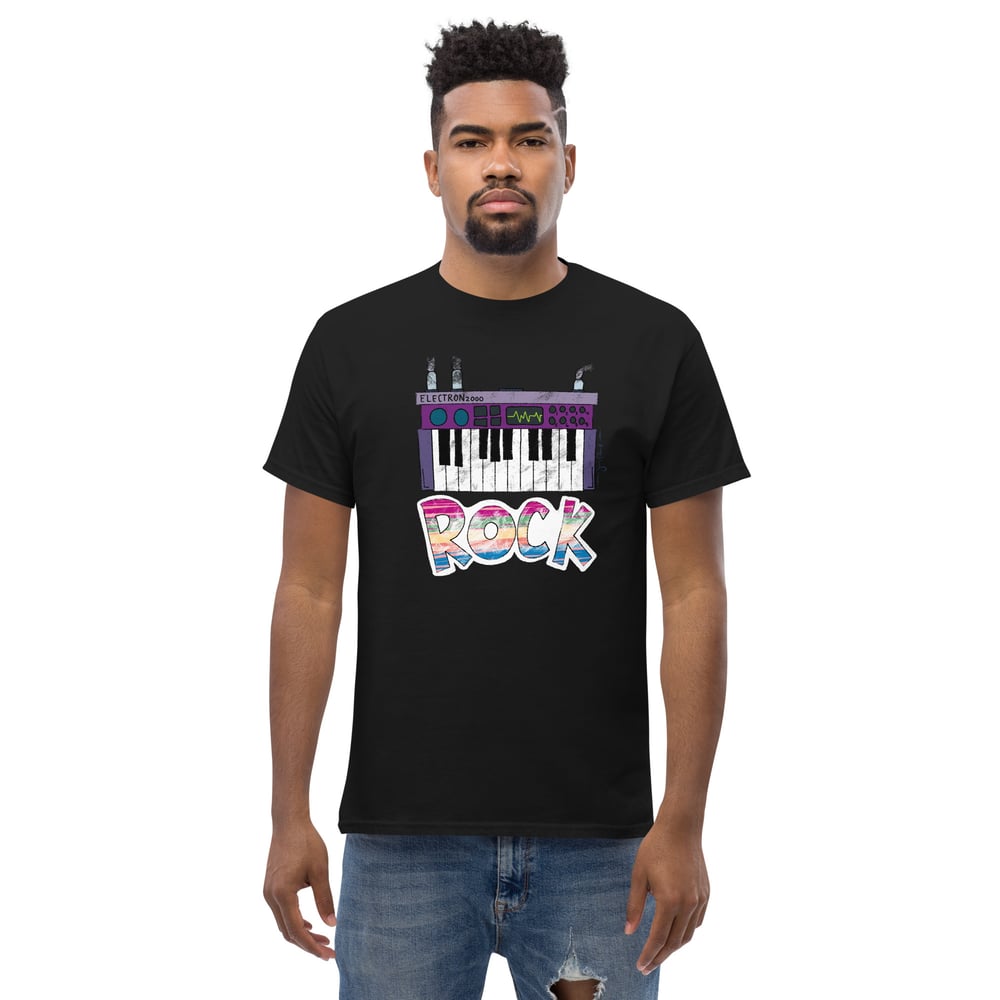 Rock Keyboard Retro Tee