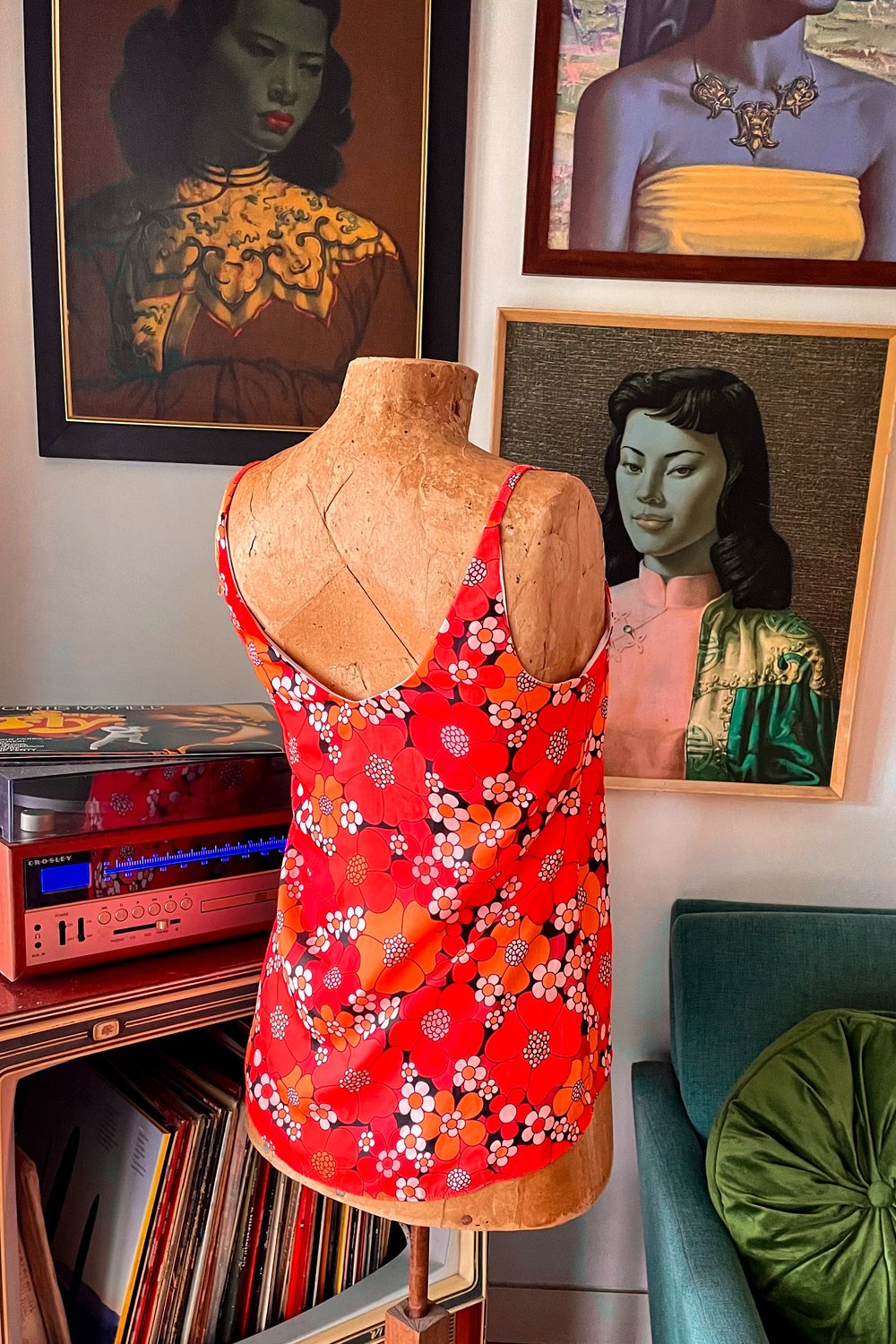 Little darlin’ cami in Spring Fling Red size XS