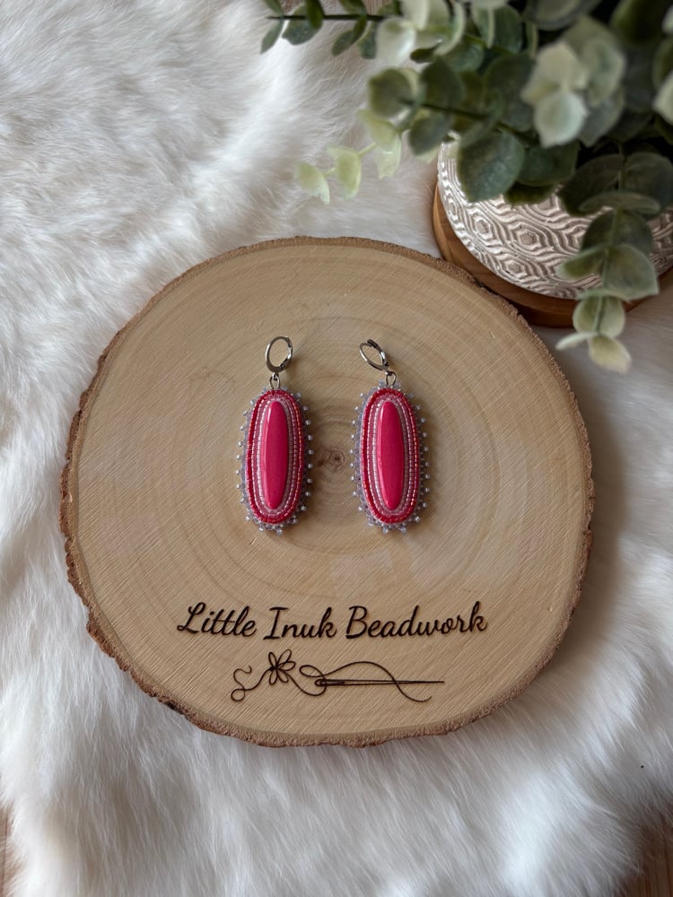 Image of Hot Pink Earrings