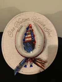 Image 5 of 4th Of July Fedora Wide Brim Hat