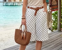 Image 3 of POLKA DOT BURMUDA SHORTS