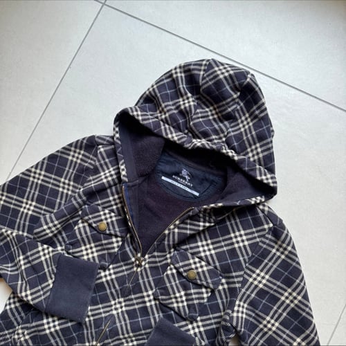 Image of Women’s Blue Label Burberry Zip Up, Size Small