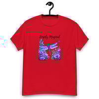 Image 2 of Unisex classic tee, Simply Magical Dragonfly & Wildflower Tee