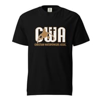 Image 1 of Christian Waterfowlers CWA Branded Unisex Garment-Dyed Heavyweight T-shirt