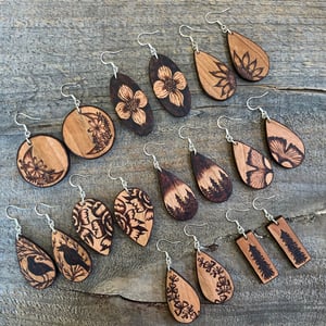 Wood Earrings