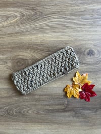 Image 2 of Crochet Tweed headband - various colours