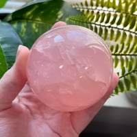 Image 3 of Rose Quartz Sphere C