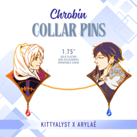 PREORDER: Kittyalyst x Arylaë Collab Chrobin Collar Pins