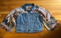 Image 6 of Upcycled “Our Lady of Guadalupe” Levi’s tapestry jacket