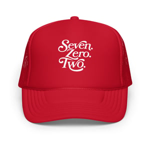Image of Seven. Zero. Two. Limited Edition Foam Trucker (702 Day "UNLV RED")