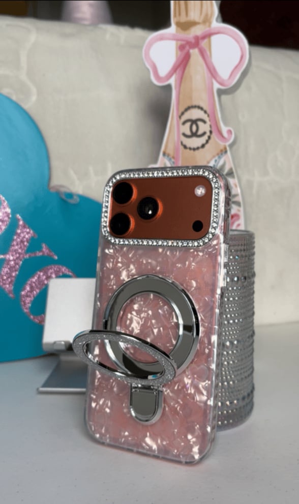 Image of The Aura Luxe Ring Case – Pearl