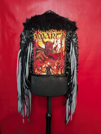 Image 9 of AMON AMARTH DEATH IN FIRE BIKER JACKET