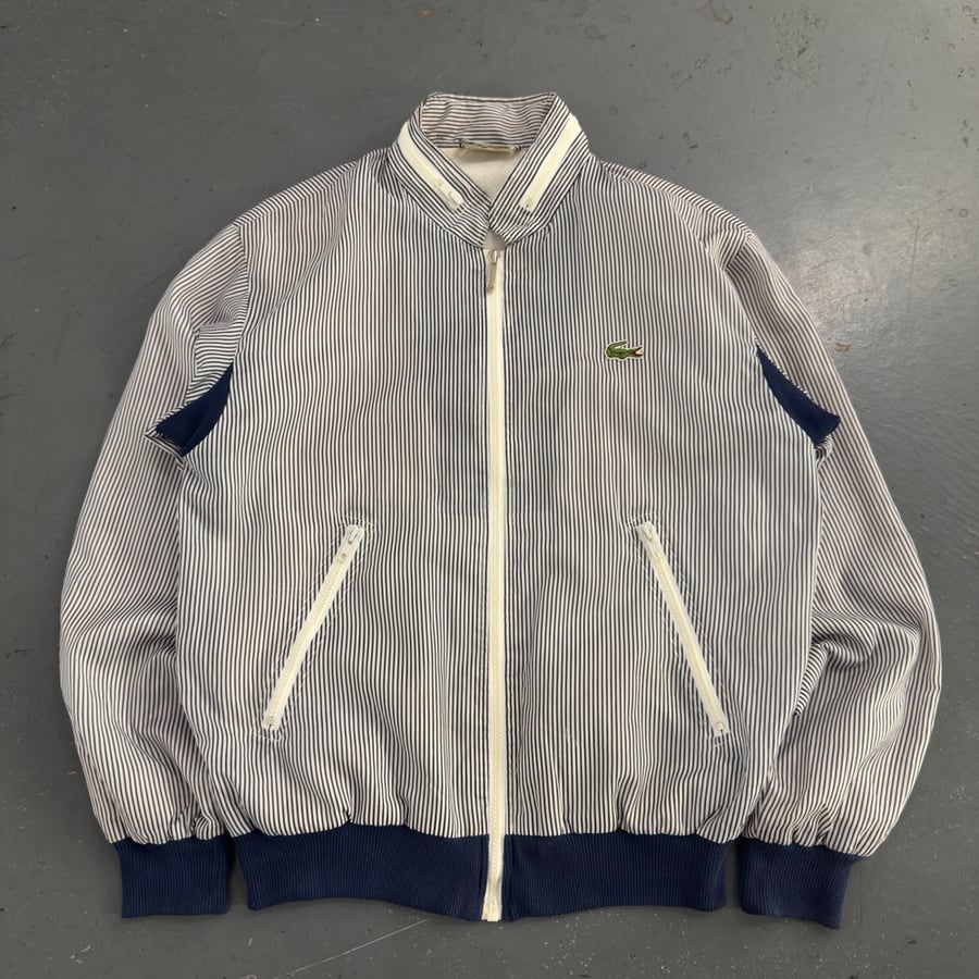 Image of 1980s Chemise Lacoste bomber jacket, size medium