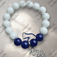 Image 4 of ANA826183 - Glass Bead Bracelets Zeta Charm