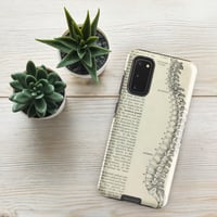 Image 10 of Antique Bookpage Anatomical Illustration Human Spine Tough case for Samsung®