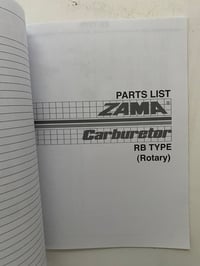 Image 5 of ZAMA Carburetors Parts Lists