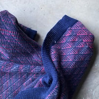 Image 4 of NZ ABSTRACT WOOL CARDIGAN