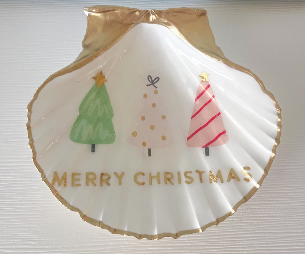 Image of Merry Christmas | Medium Trinket Shell