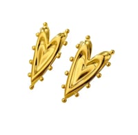 Image 6 of HEART TO HEART STUD EARRINGS