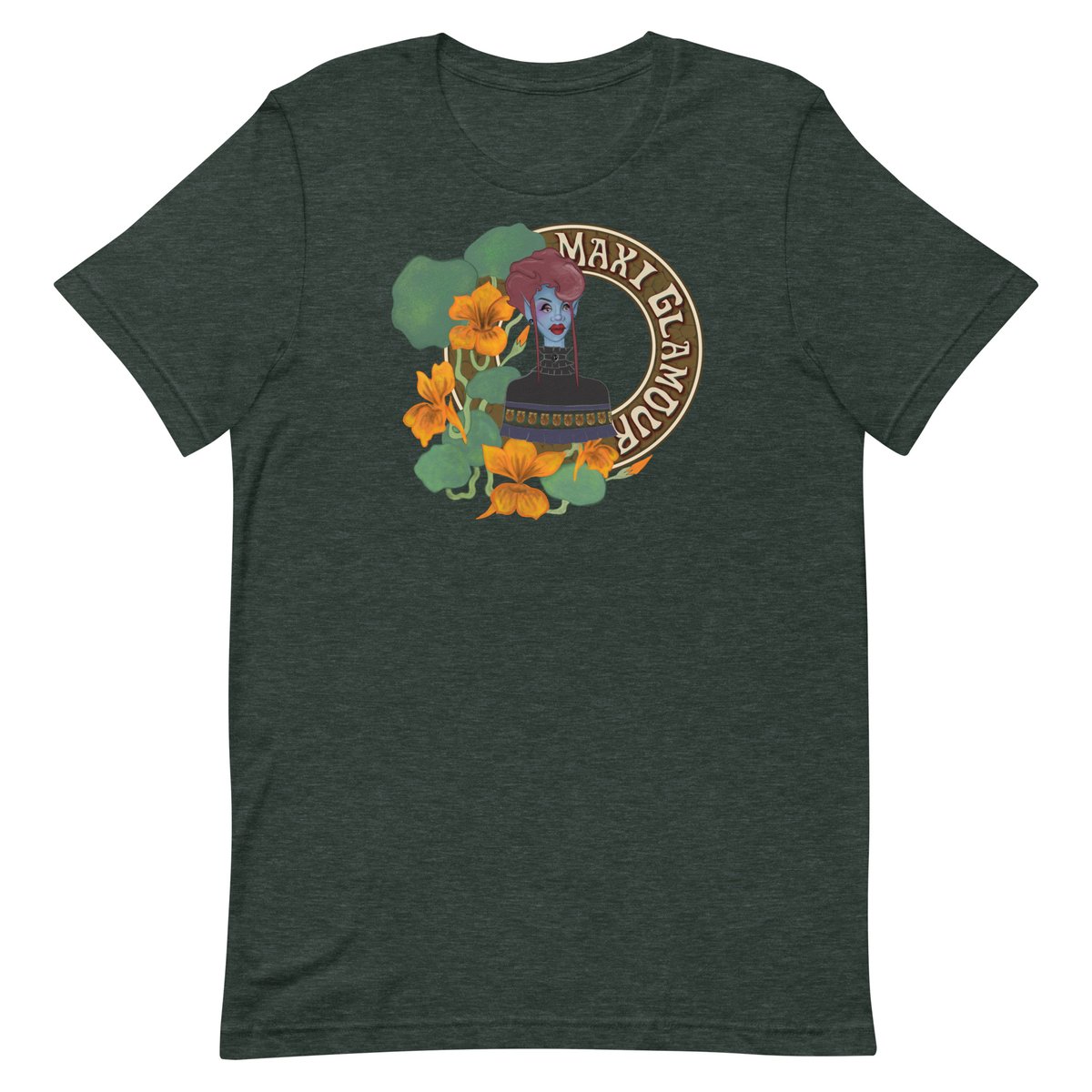 Image of Art Nouveau Nasturtium Shirt
