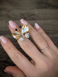 Image 2 of Glitz Glam Butterfly Ring