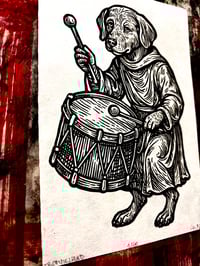 Image 4 of Trommelhund // Kunstdruck