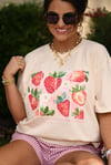 Strawberry Taste the Goodness of God Tee