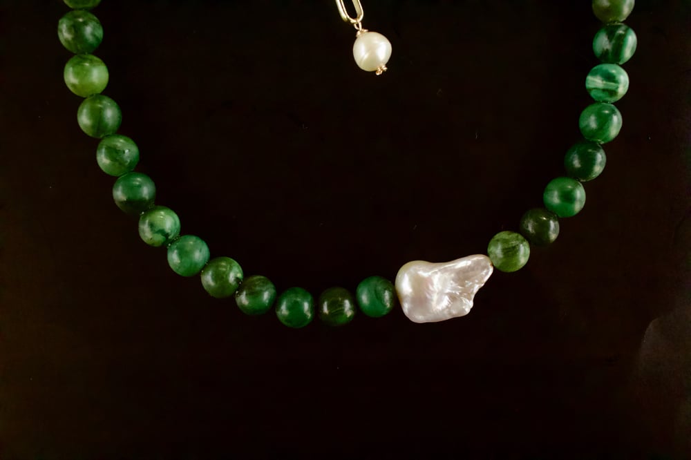 Image of African jade necklace 