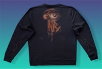 Image 2 of “CREATURE” BLEACH PAINTED SWEATSHIRT LARGE