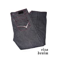 Image 1 of (42x43) Baggy Rizo denim