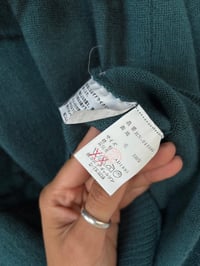 Image 3 of Distressed 1995 CDG Homme Knit w Custom Airbrush by Zachary Razal