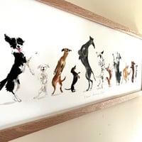 Image 2 of Eleven Dancing Dogs - 70x25cm Giclee Print