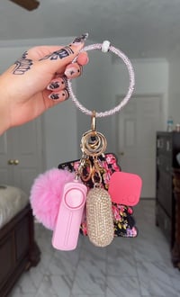Pink Floral Blingy Bluetooth Set 💕