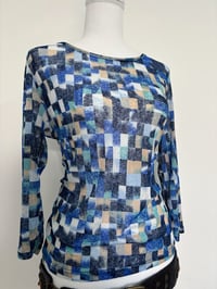 Image 2 of Vintage blue top // M