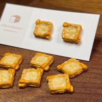 Image 1 of Cheese Danish - Stud Earrings
