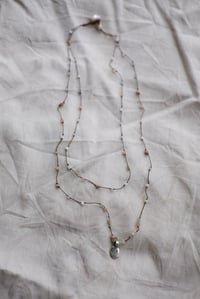 Image 5 of Snakeskin crystal beaded necklace