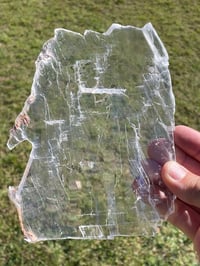 Image 3 of Transparent Selenite Slab #1970