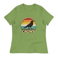 Image 6 of Women's Relaxed T-Shirt, Easily Distracted By Crows Tee