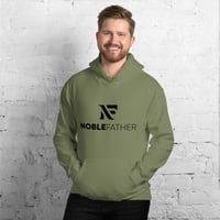 Image 2 of Noble Father Monogram Unisex Hoodie (Military)
