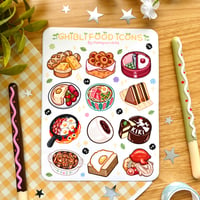 Image 1 of Ghibli Foodie Sticker Sheet