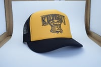 Image 2 of KelvisArt Yellow Front Logo Hat