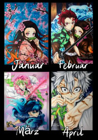 Image 3 of Demon Slayer Kalender 2025 | Motiv 1