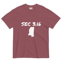 Image 1 of Mississippi State Unisex garment-dyed heavyweight t-shirt