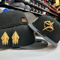 Image 2 of New Era 59Fifty C. Neil Black/Graphite Gamer Pack