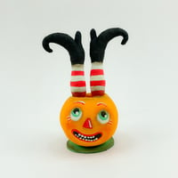 Witches Legs in a Jack O' Lantern II(free-standing figure)