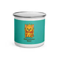 Image 1 of Hrnček Kráľ Ricki |  smaltovaný | Deti